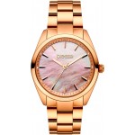 BREEZE Finesse Crystals Rose Gold Stainless Steel Bracelet 212051.4